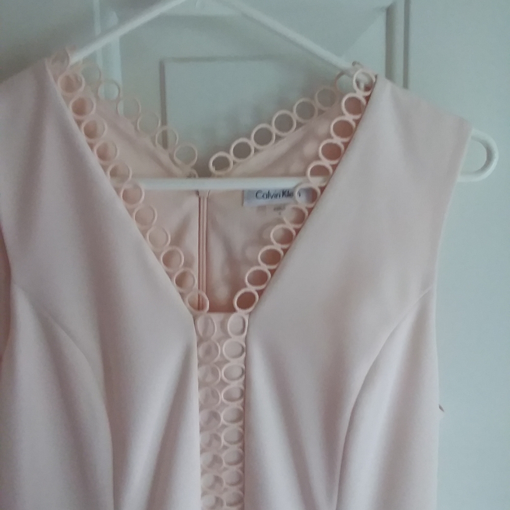 Size 4 pink Calvin Klein dress